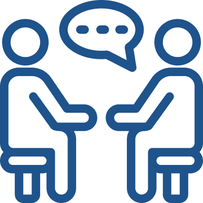 Icon for in-person therapy in Hamilton, Ontario - RD Psychotherapy